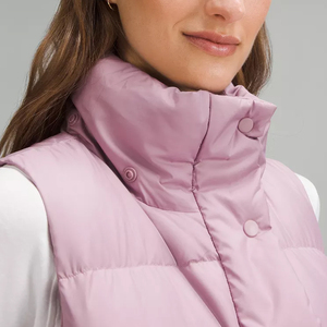 Ropa de abrigo acolchada ligera y cálida con cuello levantado, chaleco acolchado para mujer, ropa informal, chaleco de estilo de invierno - Product Image 6