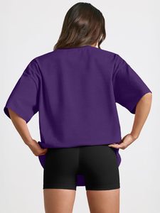 Camiseta ecológica personalizada para mujer, camiseta OEM de manga corta para uso diario, camiseta informal de algodón transpirable de secado rápido, proveedor de fábrica - Product Image 4