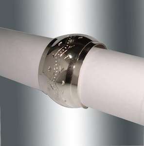 Vente régulière de ronds de serviette de table entièrement en bois avec revêtement argenté beau design dernier rond de serviette boîte à mouchoirs ronds de serviette - Product Image 4