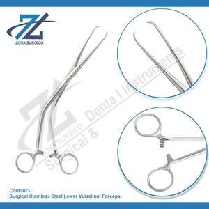 Forceps Lewer Vulsellum 16,0 cm en acier inoxydable de qualité supérieure, instruments chirurgicaux manuels pour usage clinique, fabriqués au Pakistan - Product Image 3