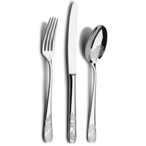 Ensemble de couverts durables en acier inoxydable les plus vendus de l'Inde pour les mariages et les fêtes-Couteaux Fourchettes Cuillères Couverts Argenterie - Product Image 5