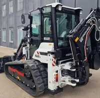 Cargadora Compacta de Orugas Hidromek HMK 62 T con Motor Diésel y Cucharón