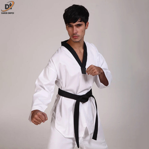 ชุดเทควันโดสำหรับศิลปะการต่อสู้ชุดเทควันโดดีไซน์ใหม่ล่าสุดออกแบบได้ตามต้องการ - Product Image 2