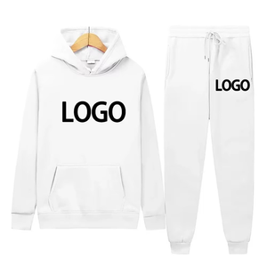 Personalizado impreso hombres mujeres chándal sudaderas con capucha Unisex diario Casual deportes sudaderas con capucha traje Fitness Jogger chándal - Product Image 3