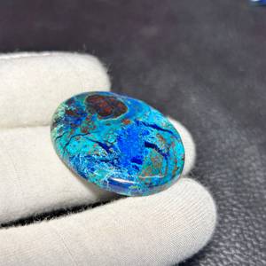 100% pierres précieuses de Shattuckite naturelles Cabochons de Shattuckite de qualité supérieure Shattuckite lâche superbe Look bijoux 50 Caret (35*27MM) - Product Image 3