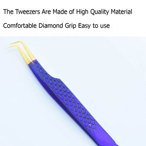 2023 pince à cils professionnelle en acier inoxydable de haute qualité Logo personnalisé couleur pince à épiler beauté pointe pointue OEM ODM disponible - Product Image 6