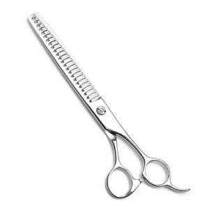 Tijeras profesionales de acero inoxidable simples y convenientes para el cuidado de mascotas, tijeras para el cuidado de perros de 24 dientes - Product Image 1
