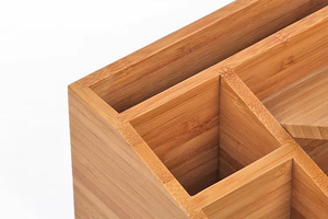 Caja de pañuelos de bambú multifunción Caja de pañuelos de bambú hecha a mano Decoración de mesa y hogar natural ecológica Venta al por mayor de Vietnam - Product Image 6