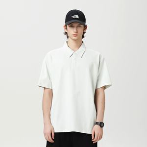 Camiseta Polo de Marca Estadounidense de Moda para Hombre, Peso Pesado 240g, Antibacteriana 7A, Solona, Cuello Solapa, Color Puro, Manga Corta, Protección Solar - Product Image 6