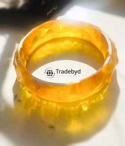 Brazaletes de resina bohemios para mujer, pulsera ecléctica hecha a mano, joyería de Tradebyd - Product Image 5