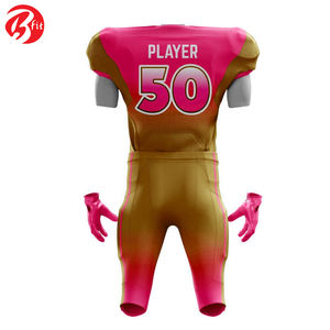 Meilleur matériel Ensemble d'uniformes de football de bonne qualité Tops de football américain Maillot de football américain - Product Image 6