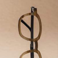 Montures optiques et lunettes de soleil modernes, artisanales, écologiques, en corne de buffle naturelle de haute qualité, pour femmes et hommes