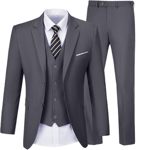 Nouveautés Costume Homme 3 Pièces Ensemble Veste Gilet Pantalon Manteau Costumes de Marié pour Hommes Costumes de Mariage Vente en Gros Prix Bas - Product Image 5