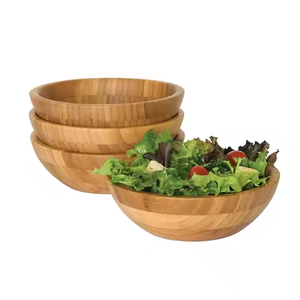 Cuenco de madera de marca gratuito, cuenco para servir comida, venta al por mayor, hecho a mano, superventas, cuenco de madera para comida de glowin fashion - Product Image 1