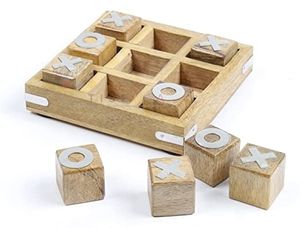 Jeu de Tic Tac Toe en bois fait à la main | Jeu de société de voyage Grands cadeaux pour toutes les occasions - Product Image 3