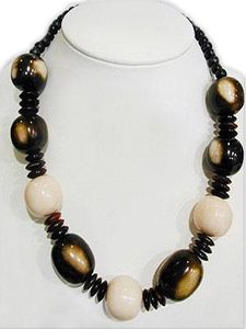 Ensemble collier et bracelet en résine faits à la main pour femmes Styles vintage personnalisables avec perle pour accessoire de mode de fête - Product Image 6