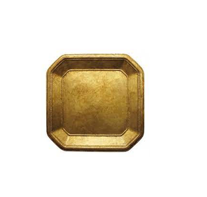 Assiettes de présentation en laiton vintage dîner de mariage ensemble sous décoration pâté et taille personnalisée prix bon marché - Product Image 5