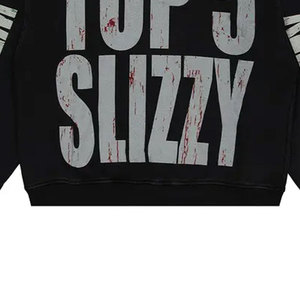 Invierno grueso personalizado DTF DTG Rhinestone Sudadera con capucha para hombres ropa de calle de gran tamaño pulóver moda sudadera al por mayor - Product Image 6