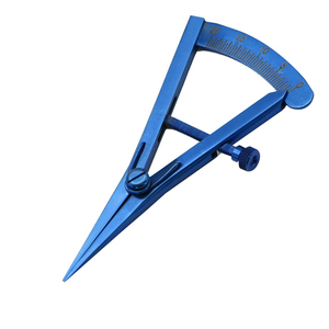 Calibrador Castroviejo profesional Instrumentos de medición rectos Calibrador de laboratorio de acero inoxidable recubierto de color azul - Product Image 6