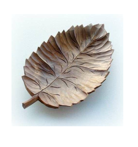 Assiette de feuille en bois de bambou décorée de table utilisée pour les collations et les plats de service de restauration rapide Plateau bon marché Artisanat naturel - Product Image 4