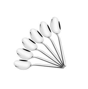 Cuillère à vaisselle de dîner à la maison de conception simple meilleure qualité de cuillère à couverts prix bon marché en acier inoxydable hautement poli fête d'hôtel à la maison - Product Image 5