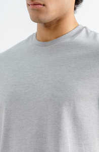 เสื้อยืดสีเทาล้วนปักโลโก้ตามสั่ง ผ้าฝ้าย 100% แขนสั้น สวมใส่สบาย ระบายอากาศได้ดี สไตล์ลำลองและเป็นทางการ ผ้าถัก ราคาสมเหตุสมผล - Product Image 6