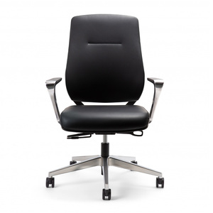 <span class=keywords><strong>Chaise</strong></span> de <span class=keywords><strong>bureau</strong></span> de direction moderne à dossier haut avec pivot ergonomique en PU, appui-tête intégré et inclinaison <span class=keywords><strong>synchrone</strong></span> - Product Image 1