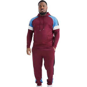 New Fashion 2026 Winter Casual Hooded Jogging Suits Custom <b>Polyester</b>/Cotton Pullover Hoodie <b>Jogger</b> Sweatshirts Tracksuit Set <b>Men</b> - Product Image 1