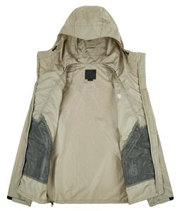 Veste coupe-vent respirante sur mesure de nouvelle conception en gros pour hommes avec capuche, fermeture éclair latérale et poches, veste tendance coupe-vent - Product Image 4