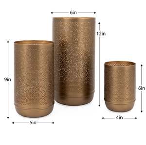 New stylish gold tabletop votive <b>holder</b> indoor & outdoor <b>tealight</b> candle <b>holder</b> home hotel office wedding party decoration - Product Image 3