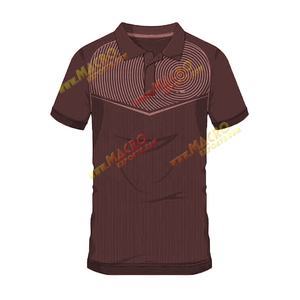 Vente chaude hommes décontracté Golf pour polos entièrement sublimé respirant séchage rapide sergé tissu hiver saison approvisionnement en gros - Product Image 5