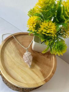 สร้อยคอจี้หัวลูกศรควอตซ์ทำด้วยมือลวดอัญมณีธรรมชาติถูกห่อด้วยลวดลายความรักของฮวงจุ้ย - Product Image 6