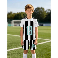 Maillot de football pour équipe de jeunes, tissu anti-humidité uni, maillot de foot pour enfants personnalisable, vêtement de sport léger