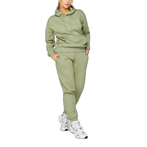 Survêtement de jogging pour femmes avec sweat-shirt et pantalon de jogging conçu pour le style sportif et décontracté de tous les jours - Product Image 1