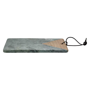 Marble Cutting Board Charcuterie Gray Wood Design Leather Strap <b>Chopping</b> <b>Blocks</b> Customized Sale - Product Image 1