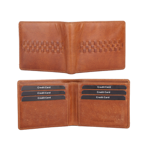 Cartera de cuero nueva al por mayor para hombre con tarjetero, cartera para caballero de la India, calidad de exportación, compre al mejor precio, duradera - Product Image 1