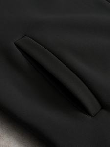 Mens Black Full Zip Tracksuit Heavyweight <b>Track</b> <b>Jacket</b> And Matching Sweatpants Set Two-Piece Casual Streetwear OEM ODM Wholesale - Product Image 4