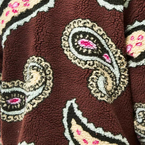 แจ็กเก็ตขนแกะเชอร์ปาทนทานสำหรับผู้ชายที่มีปกกันลมเนื้อหนักเหมาะสำหรับกิจกรรมกลางแจ้งในอากาศหนาวในชีวิตประจำวัน - Product Image 4