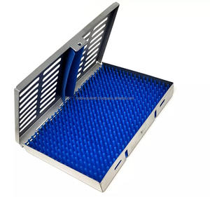 Boîte de stérilisation dentaire pour 10 instruments en acier inoxydable, manuelle |   Certifié CE ISO |   OEM ODM |   Utilisation hospitalière | - Product Image 3