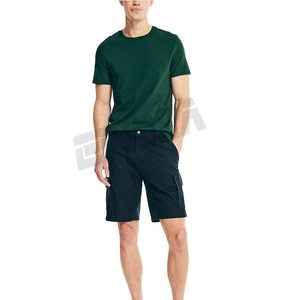 Camiseta de manga corta con cuello redondo de Color sólido, Camiseta de algodón básica informal Unisex, Camiseta cómoda de uso diario, camiseta ligera de verano - Product Image 2