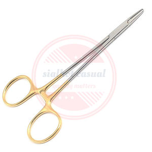 คีมจับเข็มสำหรับใช้ในการผ่าตัด,คีมจับเข็มสีพื้น - Product Image 4