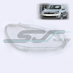New Volkswagen Golf 6 2011-2013 High Quality Polycarbonate Transparent Headlight <b>Cover</b> & <b>Head</b> Lamp Lens for Car Replacement - Product Image 2