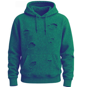 Sudaderas con capucha personalizadas con lavado ácido, ropa de calle de gran tamaño, suéter pesado, sudadera, ropa hecha a mano Vintage, sudaderas con capucha desgastadas - Product Image 5