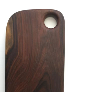 Tabla de cortar de charcutería de madera de buena calidad de lujo con mango de agujero Tabla de cortar de queso de utensilios de cocina a granel - Product Image 1