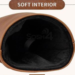 High Quality Waterproof Breathable PU Leather <b>Golf</b> Head Cover Customizable Unisex Design Top Selling - Product Image 4