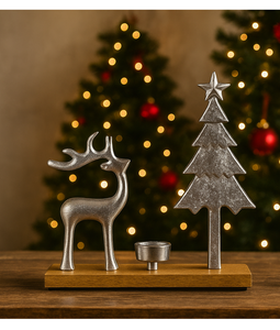 Portavelas decorativo en forma de estrella, decoración elegante para el hogar, sala de estar acento para, espacios de oficina, fiestas y celebraciones de temporada - Product Image 5