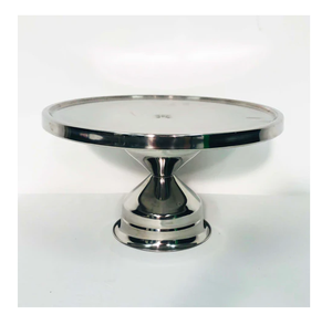 Support à gâteau en acier inoxydable de qualité supérieure Fruits Article décoratif Support à gâteau poli miroir au design antique - Product Image 4