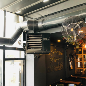 Calentador de Aire a Gas Natural de 35kW, de Pared, Alta Capacidad, para Espacios Industriales, Comerciales, Fábricas, Exteriores y Hogares - Product Image 2