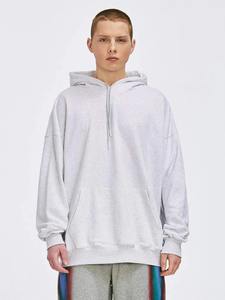 Sweat-shirt surdimensionné en coton 100% poids lourd, tissu épais de qualité supérieure, poche kangourou personnalisable - Product Image 5