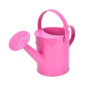 Unique Metal Watering Can Garden Plant Flower Long Mouth Garden Sprinkling Pot Watering can made of Metal <b>Silver</b> Color Finished - Product Image 4